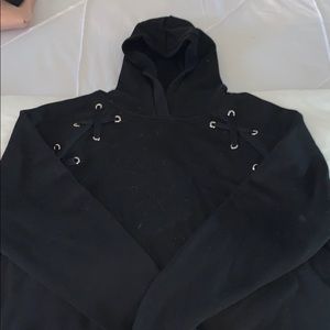 VS SPORT cropped hoodie